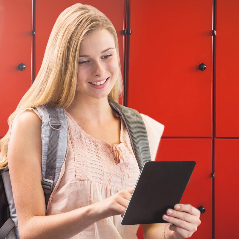 Blulu 2 Pcs Magnetic Locker Mirror Small Real Glass School Rectangular Locker Magnetic Makeup Mirror for Bathroom Household Refrigerator Cabinet(4 x 5.8 Inches) - Image 5