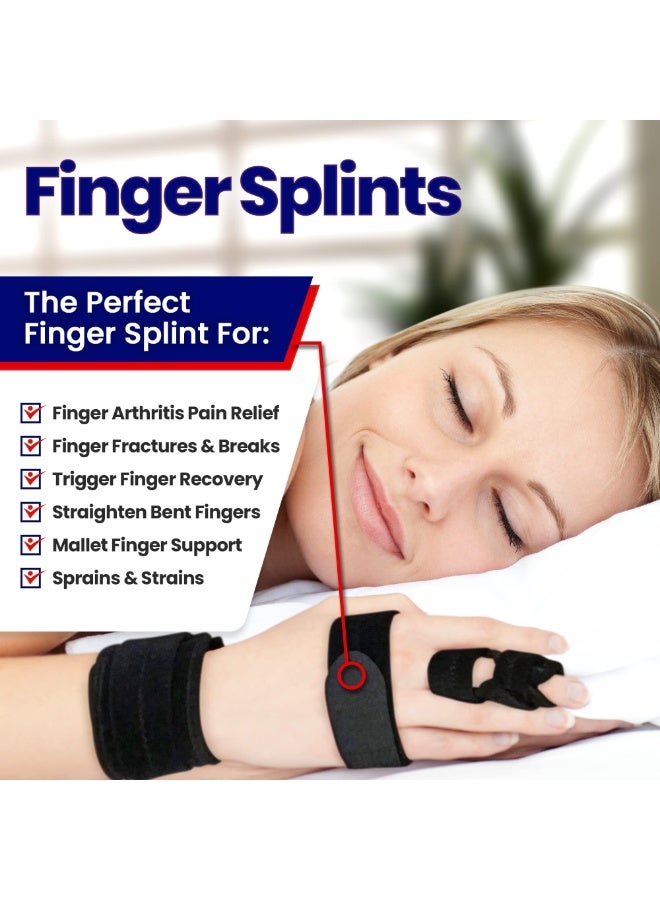 FDTY Trigger Finger Splint - Finger Extension Splint, Adjustable Finger Brace for Straightening, Broken Finger, Mallet Finger, Arthritis & Tendonitis uncomfortable Relief and Support - Image 3