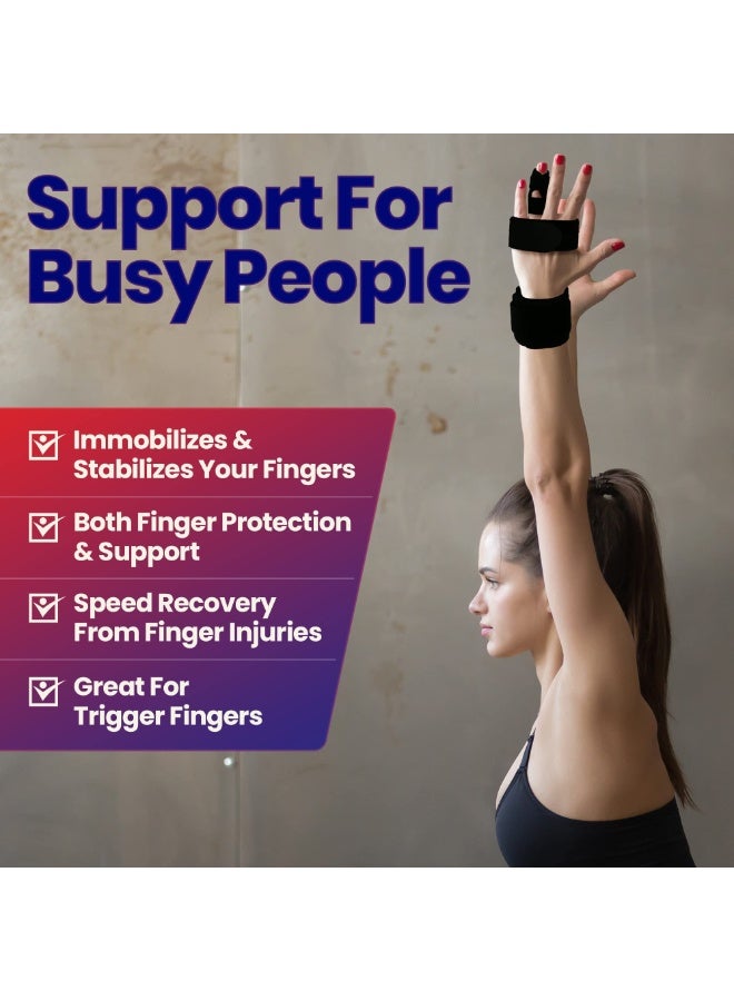 FDTY Trigger Finger Splint - Finger Extension Splint, Adjustable Finger Brace for Straightening, Broken Finger, Mallet Finger, Arthritis & Tendonitis uncomfortable Relief and Support - Image 5