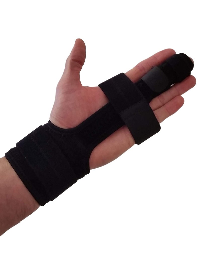 FDTY Trigger Finger Splint - Finger Extension Splint, Adjustable Finger Brace for Straightening, Broken Finger, Mallet Finger, Arthritis & Tendonitis uncomfortable Relief and Support - Image 1