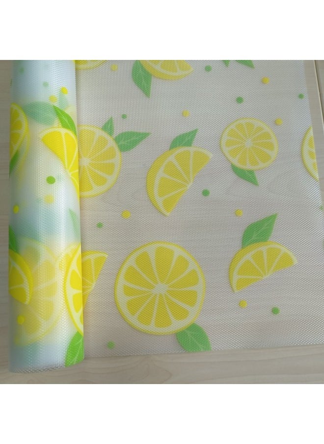Generic - EVA Thickened Drawer Mat Moisture-proof Mat Kitchen Waterproof Oil-proof Mat Cabinet Shelf Cushion Wardrobe Shoe Cabinet Refrigerator Mat-Color:Raised Dot Pattern [transparent]-Specifications:30*300cm - Image 1