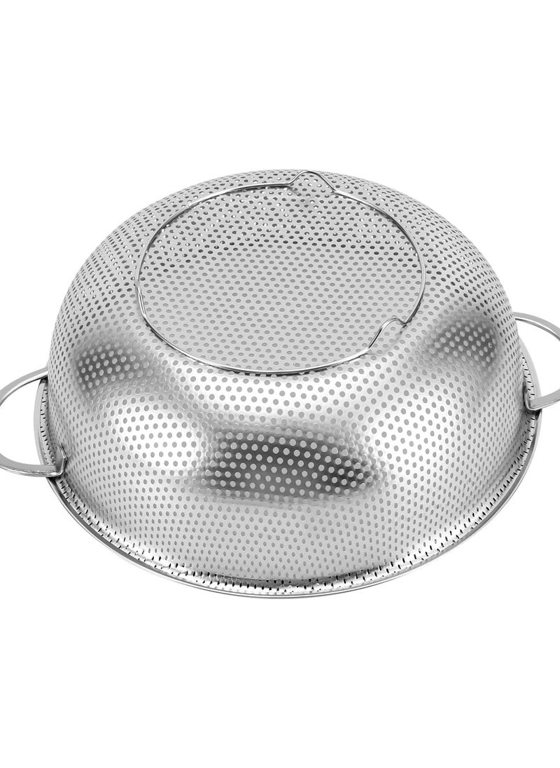 5PCS Mesh Strainers, Stainless Steel Strainers Vegetable Washing Basket Fruits Drain for Pasta Rice Vegetables