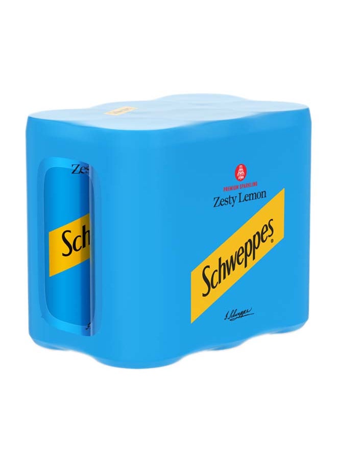 Schweppes Zesty Lemon Soda 6 x 250ml  - Image 1
