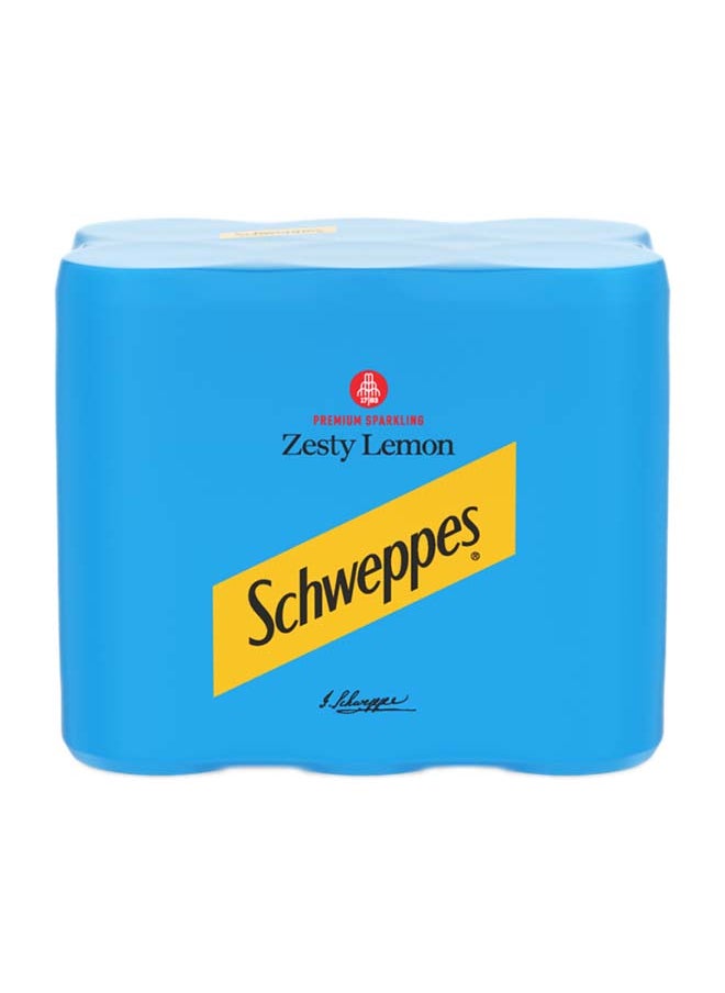 Schweppes Zesty Lemon Soda 6 x 250ml  - Image 2