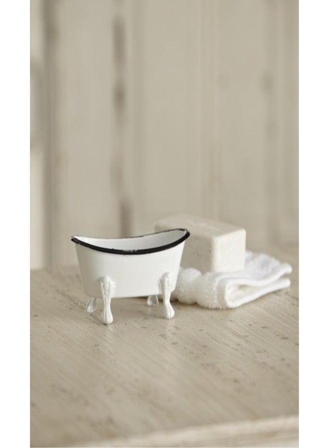 MIDWEST CORVETTE Black and White Bathtub Metal 5.5 x 2.75 Decorative Counterop Figurine - Image 3
