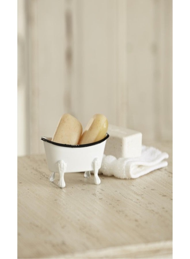 MIDWEST CORVETTE Black and White Bathtub Metal 5.5 x 2.75 Decorative Counterop Figurine - Image 2