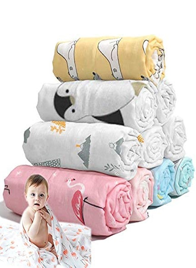 Kids Creation Mommas Baby Organic Cotton Muslin Swaddle for Newborn and Infants (Pack of 3) - Image 2
