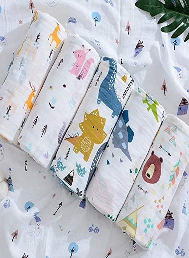 Kids Creation Mommas Baby Organic Cotton Muslin Swaddle for Newborn and Infants (Pack of 3) - Image 1