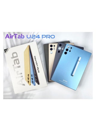AirTab 10.1 -Inch Smart Tablet U24 PRO Android 13 Tablet With 1TB Storage and 16GB RAM Quad Core Wi-Fi LTE Dual Sim with Touch Pen and Keyboard - Black - pzsku/Z2E44AE9A31779EBCD0B1Z/45/1747151500/1af106f0-872c-4fe3-9434-837445ce993d