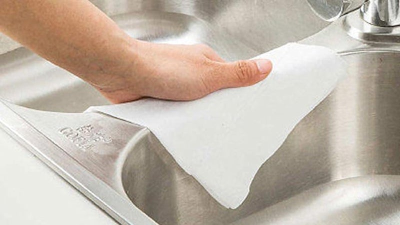 NEOBABY Household Cleaning | Face Clean Towels | Hypoallergenic Disposable Face Towelette | Facial Washcloth, Biodegradable Makeup Remover Dry Wipes, NON-WOVEN Fabric (PACK OF 100 SHEETS) - Image 5