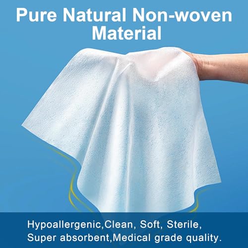 NEOBABY Household Cleaning | Face Clean Towels | Hypoallergenic Disposable Face Towelette | Facial Washcloth, Biodegradable Makeup Remover Dry Wipes, NON-WOVEN Fabric (PACK OF 100 SHEETS) - Image 2