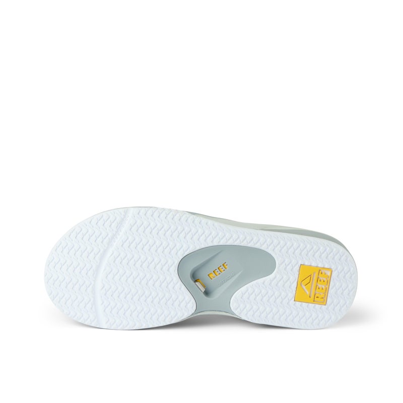 Reef Fanning Mens Bottle Opener Flip Flop, Arch Support, Durable Outsole, Water Friendly, Yellow/Grey/Grey, 8 - Image 3