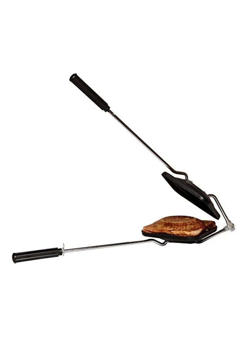 أمم صانعة السندويتشات على الموقد، صانعة السندويتشات المحمصة على الموقد، صانعة السندويتشات اليدوية ذات الجانبين مع مقبض وضاغط السندويتشات - Image 1