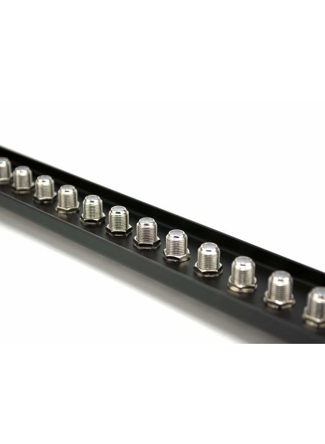 Networx 16 Port Fully Loaded F-Type Coaxial Patch Panel - 1U - Image 3