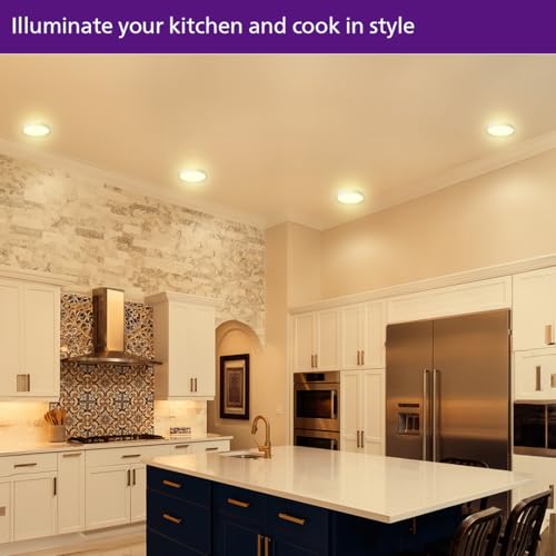 EcoLink 10W Surface LED Ceiling Light | Surface Full Glow Ceiling Light for Home & Hall | Surface Lights for Ceiling | Warm White, Pack of 1 - Image 3
