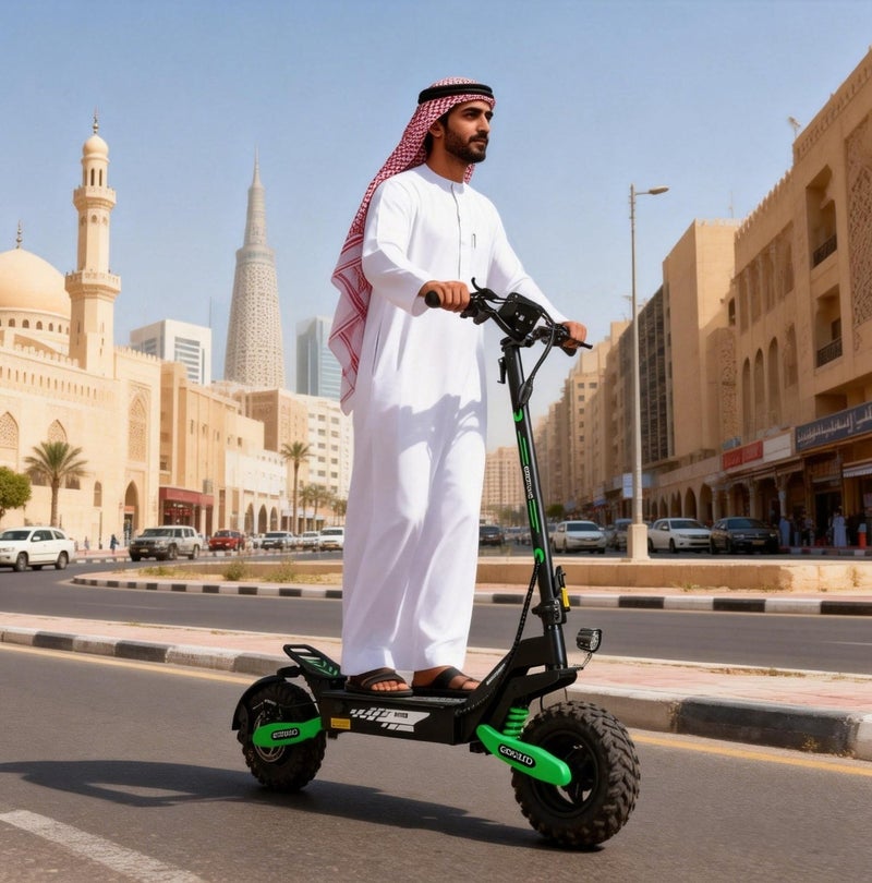 Electric Scooter GT06, 55Km/H Max Speed and max Range 65Km, 1200W Motor, Dual Suspension, Anti-Skid TCS 150Kg Max Load, Foldable - Image 1