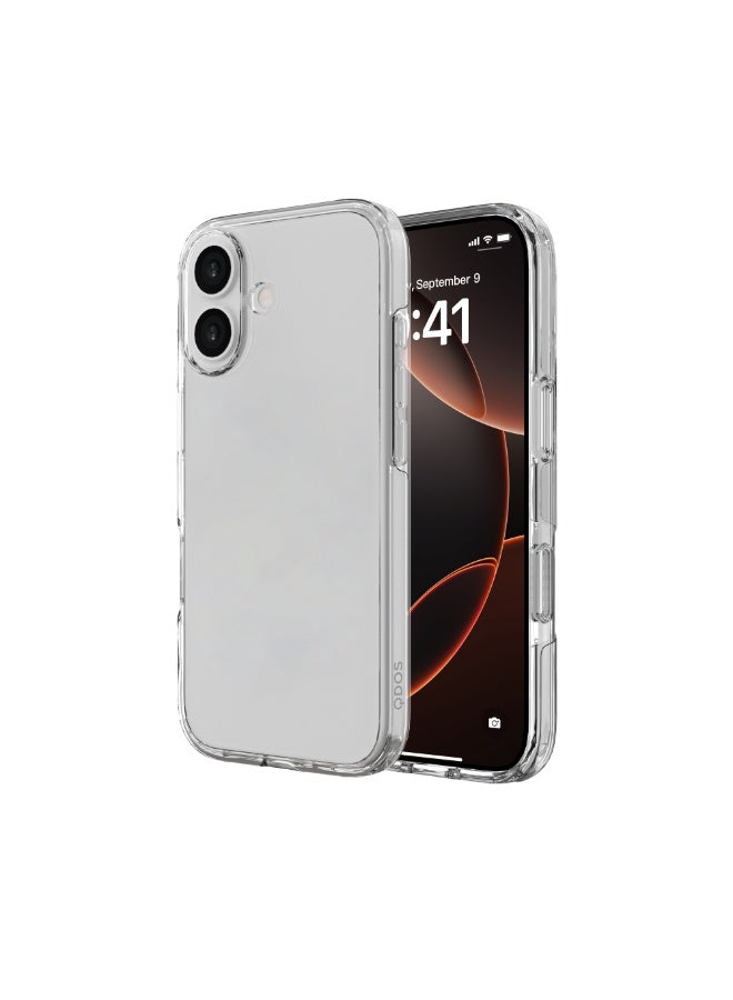 كيودوس جراب حماية شفاف من QDOS لهاتف iPhone 17 - مقاوم للاصفرار، تم اختباره ضد السقوط من مسافة 3 أمتار، زوايا مقاومة للصدمات، حماية للحواف المرتفعة - Image 1