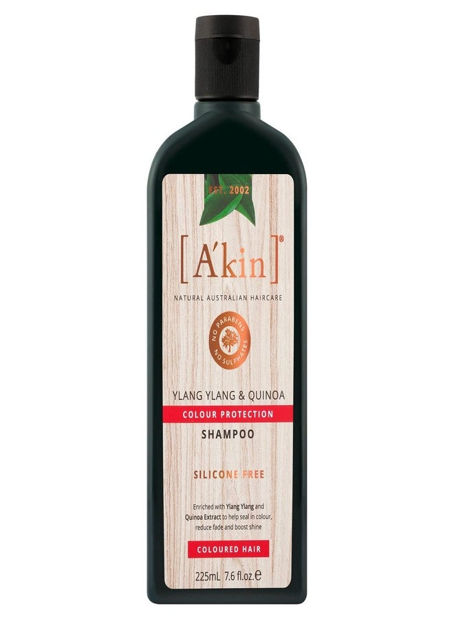 أ'كين شامبو أكين لحماية لون الشعر المصبوغ بخلاصة الإيلنغ والكينوا، خالٍ من البارابين والكبريتات والسيليكون، 225 مل - Image 1