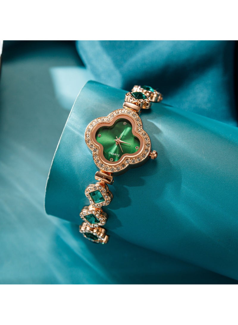 JOOLI Women Lady Wrist Watch Office Look Wedding Gift Fashion Style Popular Clover Classic Elegant Jewelry - Image 5