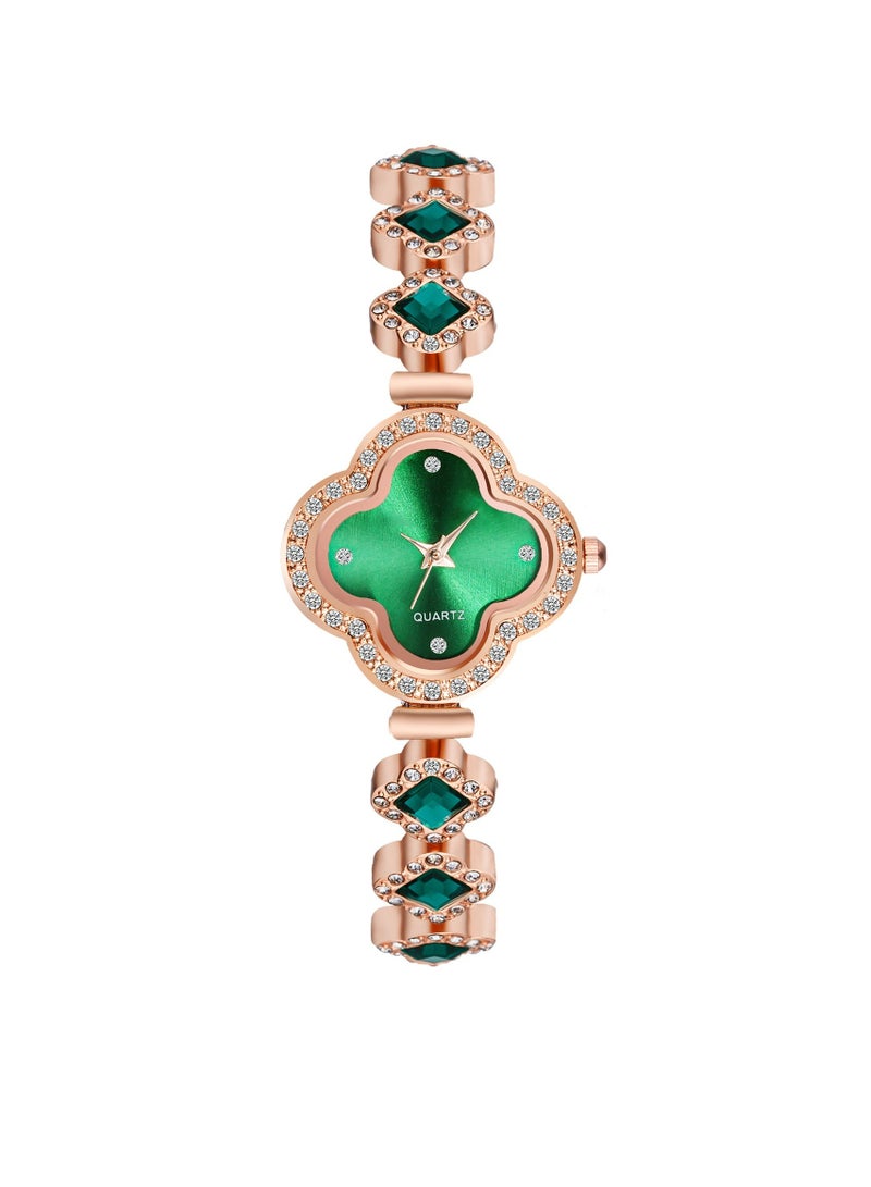 JOOLI Women Lady Wrist Watch Office Look Wedding Gift Fashion Style Popular Clover Classic Elegant Jewelry - Image 3