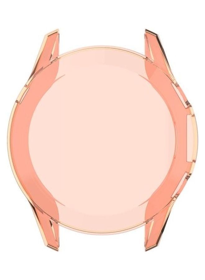 NIBEMINENT Full Coverage Protective Case With Screen For Huawei Watch GT2 46mm Transparent Pink - Image 3