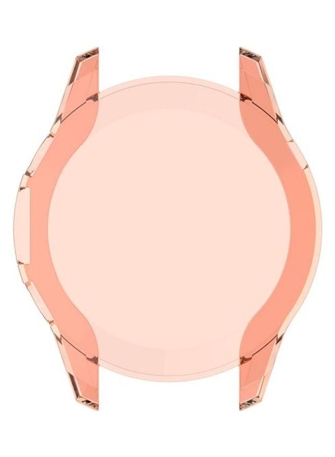 NIBEMINENT Full Coverage Protective Case With Screen For Huawei Watch GT2 46mm Transparent Pink - Image 2