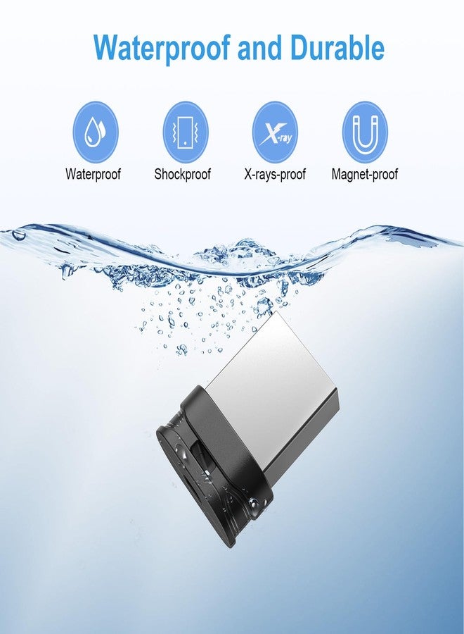 راويي ذاكرة فلاش USB من RAOYI بسعة 32 جيجابايت، ذاكرة USB 2.0 صغيرة الحجم، فائقة النحافة، مع حبل تعليق - أسود - Image 5
