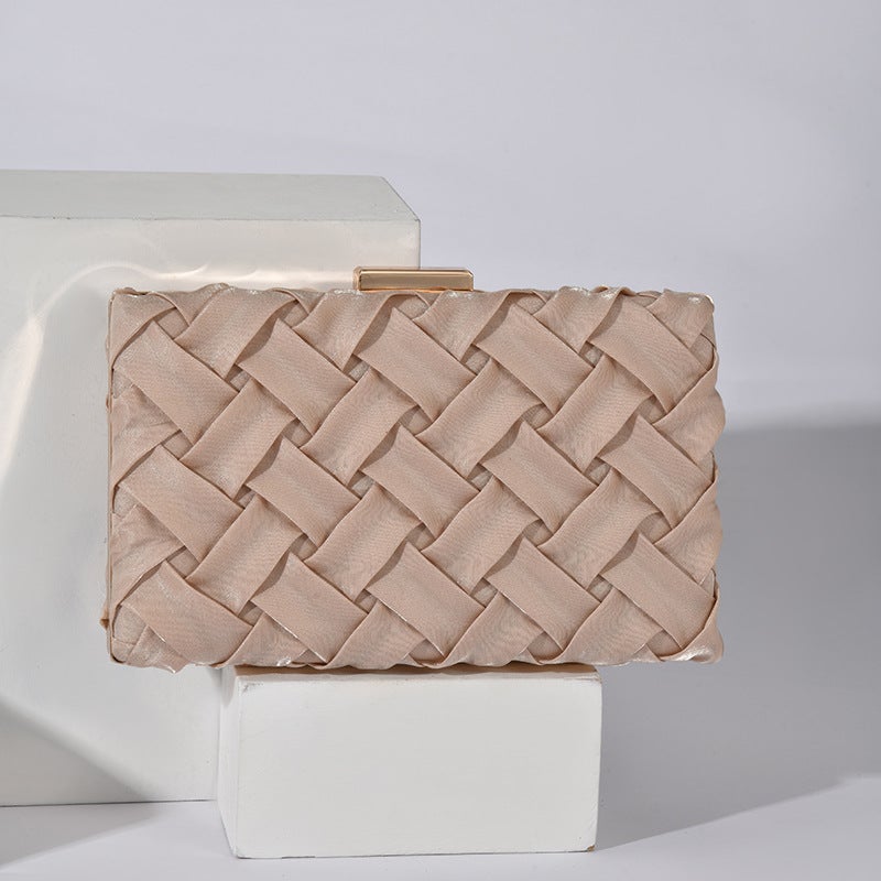 New Woven Joker Handbag High-End Dinner Bag Small Handbag Banquet Ladies Hand Bag - Image 1