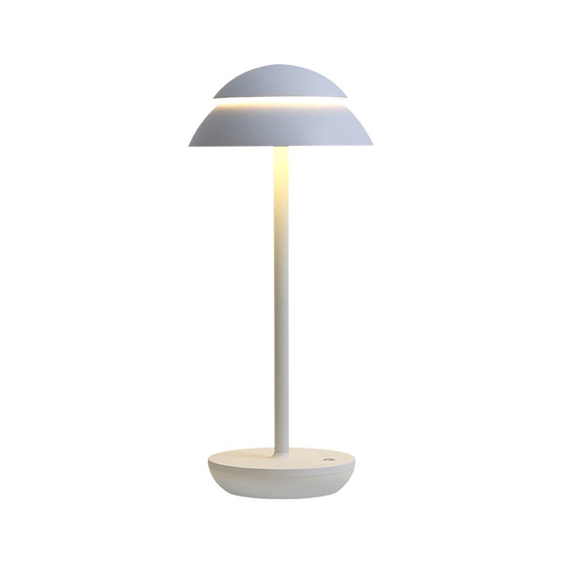 Mushroom Table Lamp, Indirect Lighting, Stylish LED Light, Rechargeable, Battery, Desk Light, Reading Light, 3 Color Modes, Stepless Dimming, Tabletop Light, Creating Atmosphere, Night Light, Nursing Light, Bedside Table, Pillowside Light, Decoration - Image 1