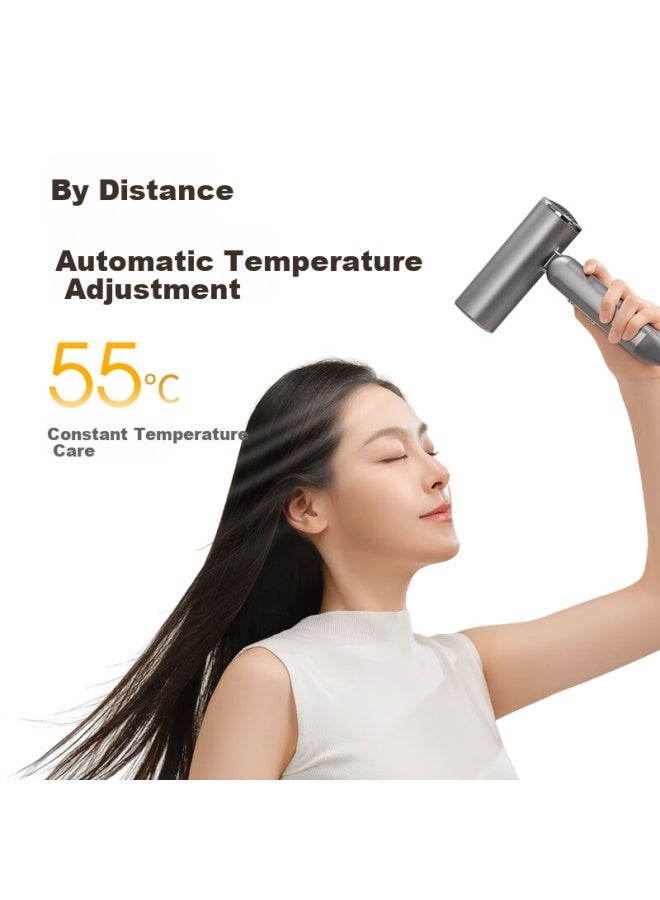 JD.com Jd Original Beauty High-speed Hair Dryer Foldable Silver, 19 Billion Plasma Hair Dryer, Home Quiet Negative Ion High-power Hair Protection Electric Hair Dryer, Birthday Gift For Me - Image 1