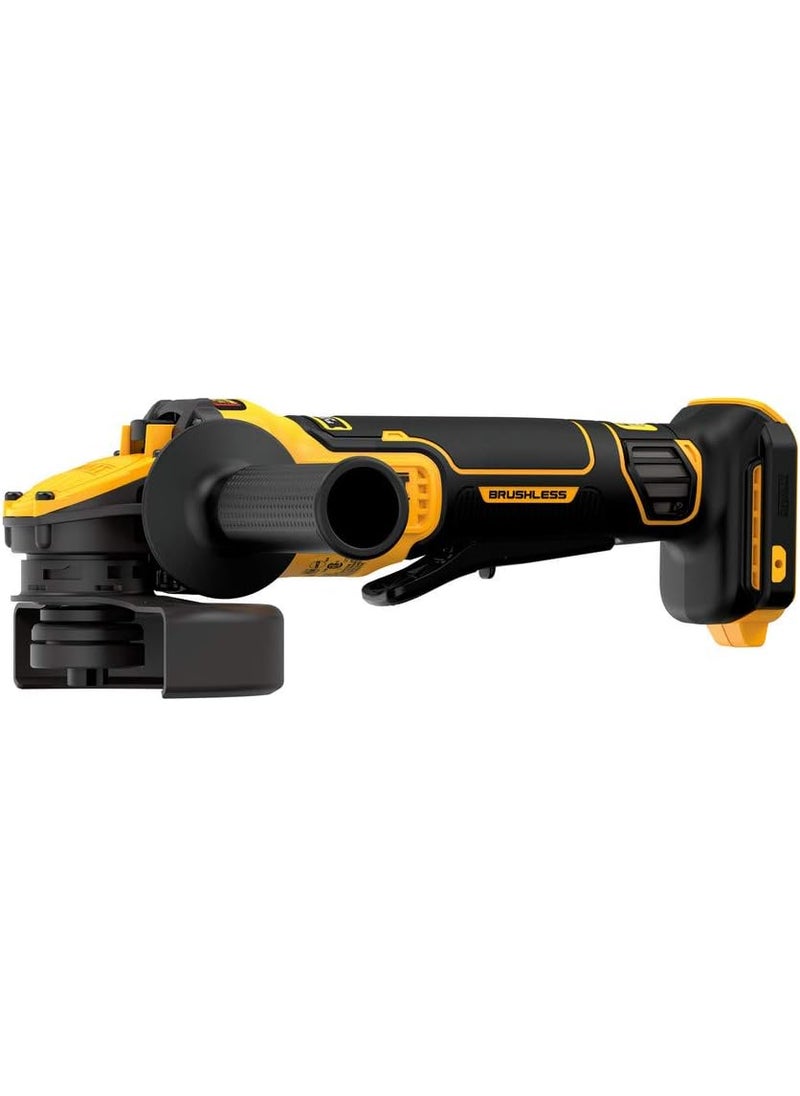 DEWALT DEWALT FLEXVOLT ADVANTAGE 20V MAX Angle Grinder Paddle Switch 412Inch to 5Inch Tool Only DCG416B  - Image 5