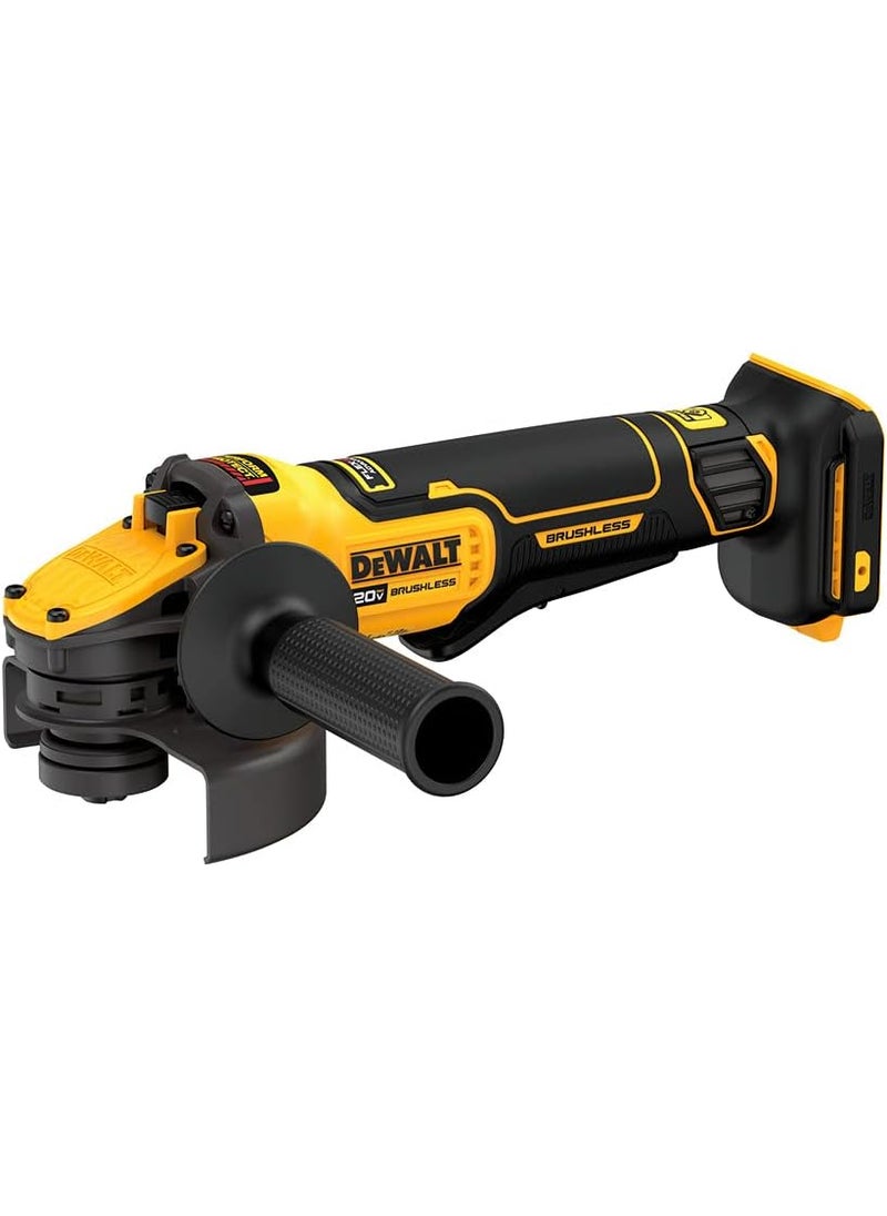 DEWALT DEWALT FLEXVOLT ADVANTAGE 20V MAX Angle Grinder Paddle Switch 412Inch to 5Inch Tool Only DCG416B  - Image 1