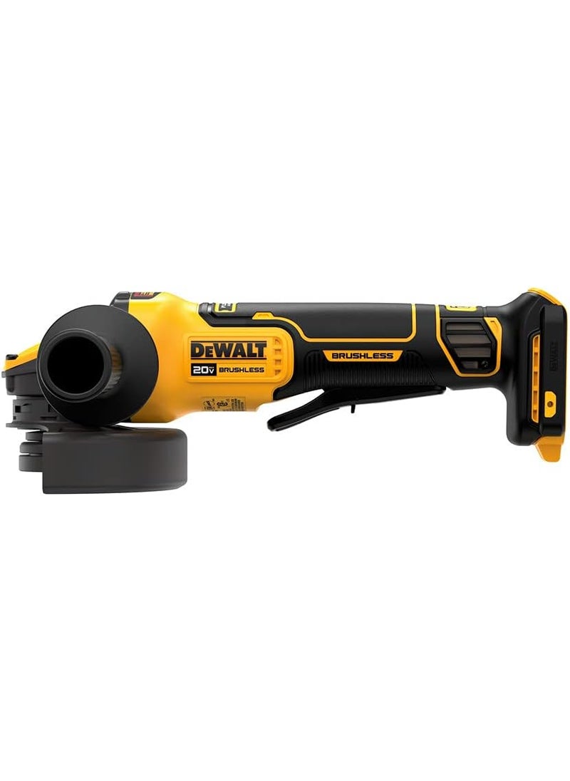 DEWALT DEWALT FLEXVOLT ADVANTAGE 20V MAX Angle Grinder Paddle Switch 412Inch to 5Inch Tool Only DCG416B  - Image 4