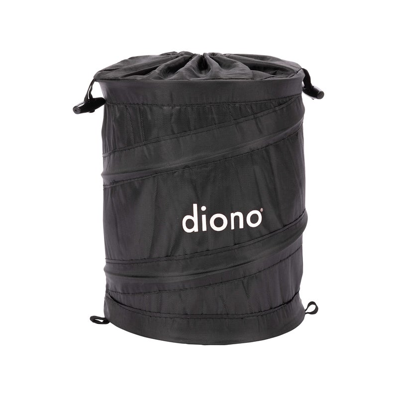 Diono Diono Popup Trash Bin Collapsible Car Trash Can Portable Small Leak Proof Perfect For Keeping Car Clean Black 