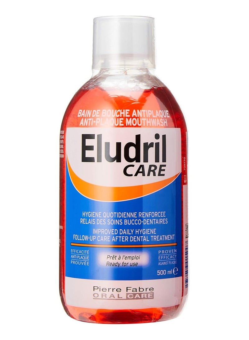 Eludril Care Anti-Plaque Mouthwash 500ml - Image 1