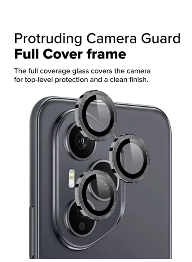 Honor 400 Pro 5G -  Camera Lens Protector , Scratch-Resistant Ultra-Thin Tempered Glass with Aluminum Edging , High Quality Camera Lens Protector - Image 2