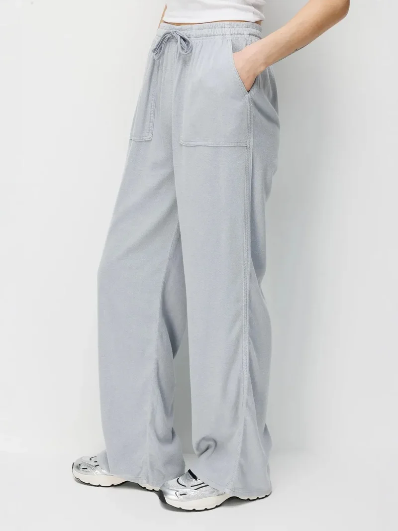 ميكسراي Mixray Elastic Waist Straight Leg Pants