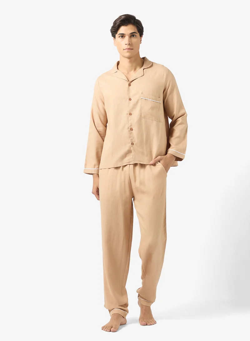 Nightwear Shirt & Pants Set
