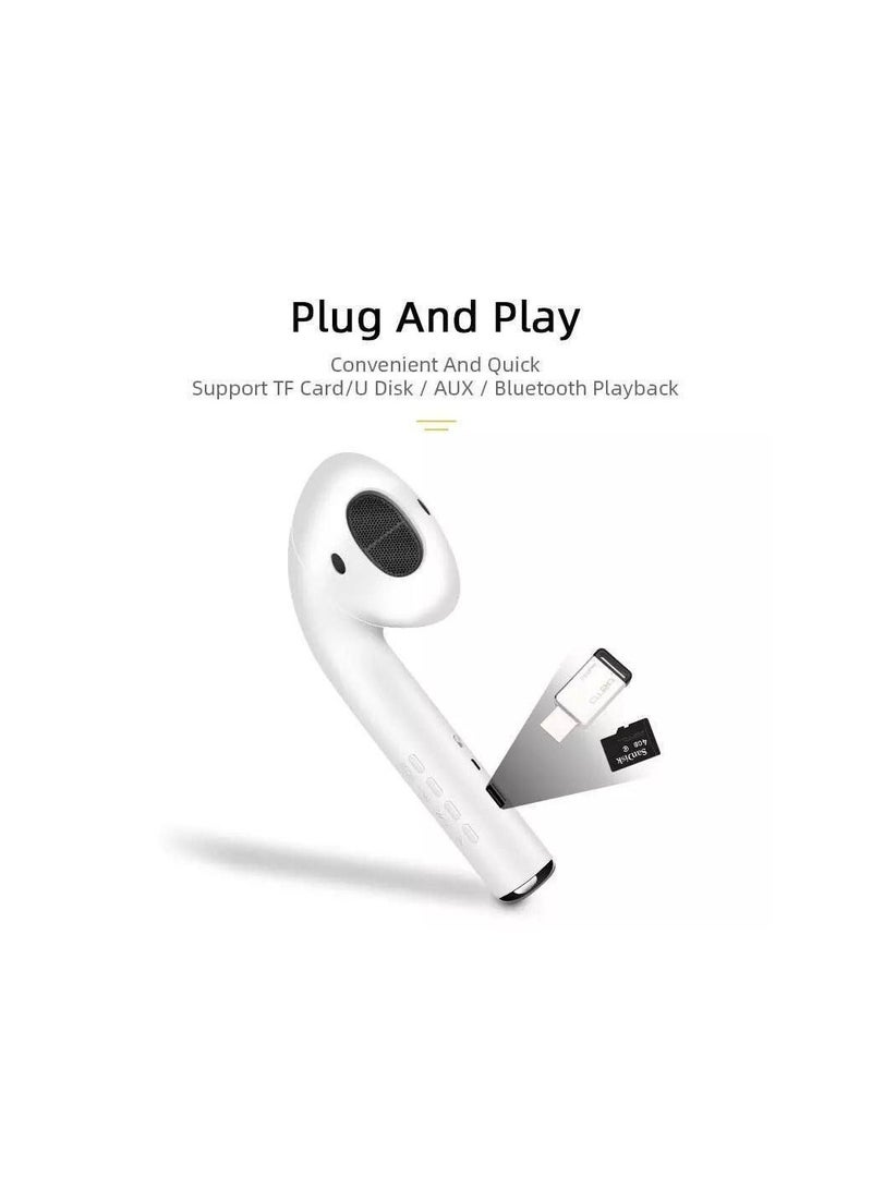 صب  اير بود عملي بلوتوث بفلاشه وكارت ميموري متوفر لون ابيض Z - Image 3