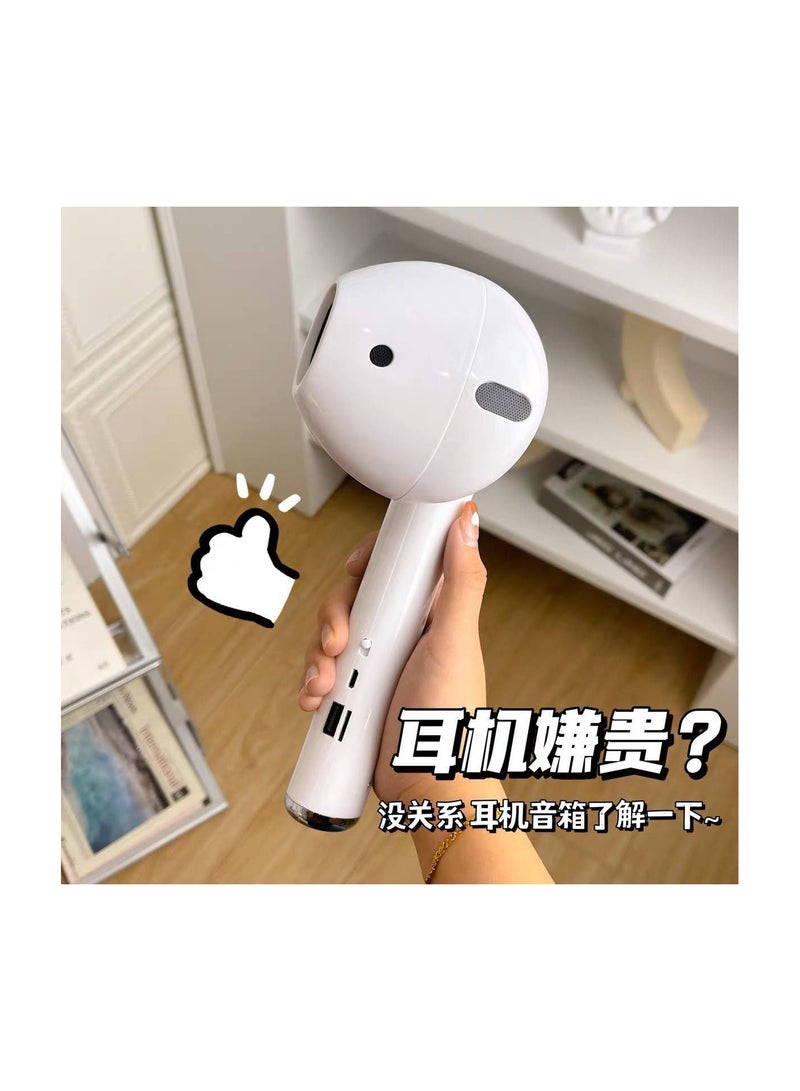 صب  اير بود عملي بلوتوث بفلاشه وكارت ميموري متوفر لون ابيض Z - Image 4