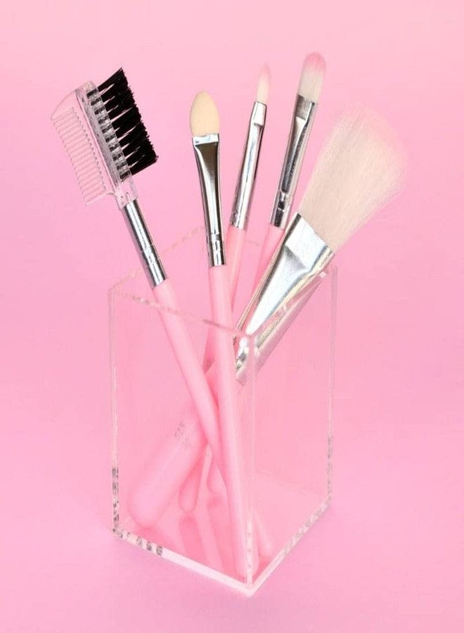 VishBin Makeup Brush Set, Mini Make Up Brushes for Foundation, Powder, Blush Eyeshadow,Eyelash and Concealer, 8PCS makeup brushes set professional for Cosmetics With Makeup - Image 1
