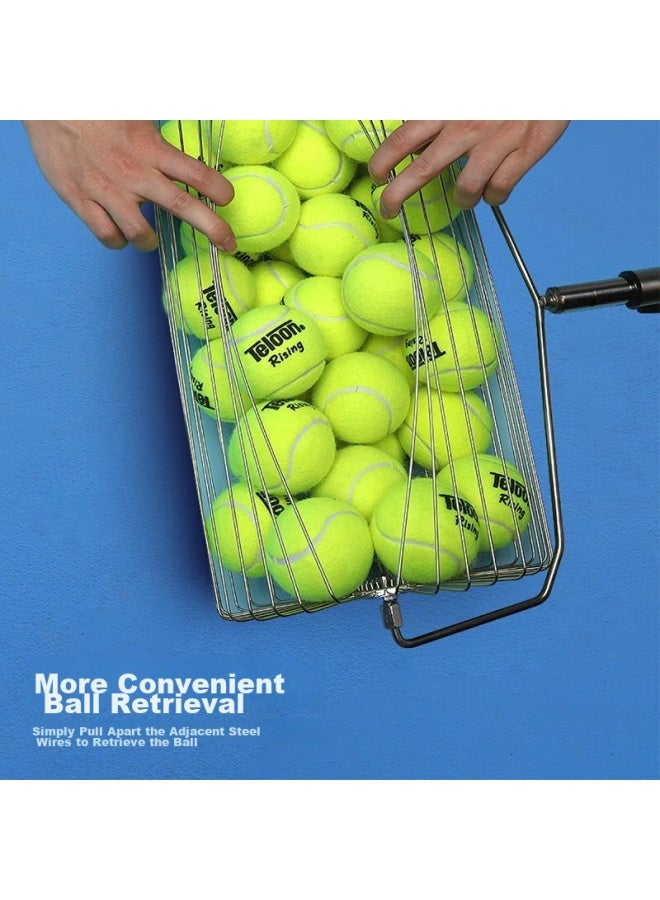 Teloon Tennis Ball Retriever, Adjustable Height, Portable, Ping Pong Ball Collector, Ball Pusher, T115-55 - Image 2
