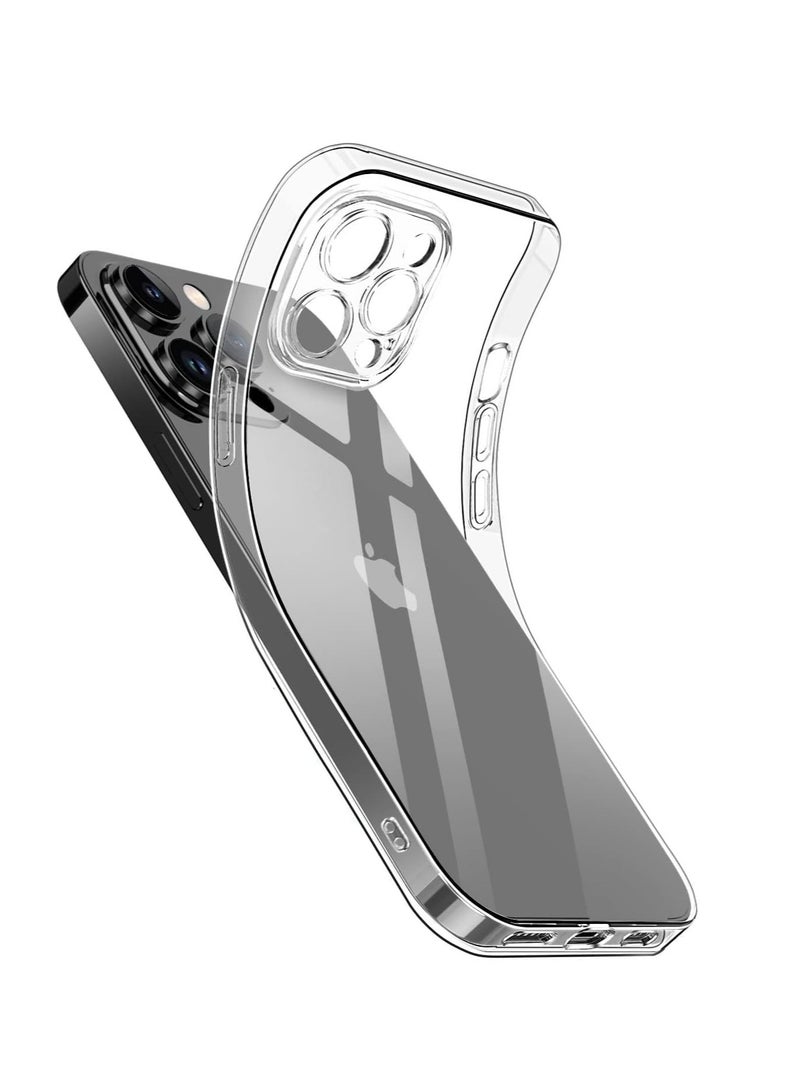 DUSALA Case Compatible with Iphone 14 Pro Case with Camera Protection, TPU Silicone Crystal Clear Soft Cover Flexible Transparent Shockproof Case Cover For Iphone 14 Pro 5G - Image 1