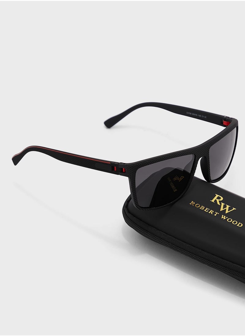 Robert Wood - Polarized Wayfarer Sunglasses - Image 1