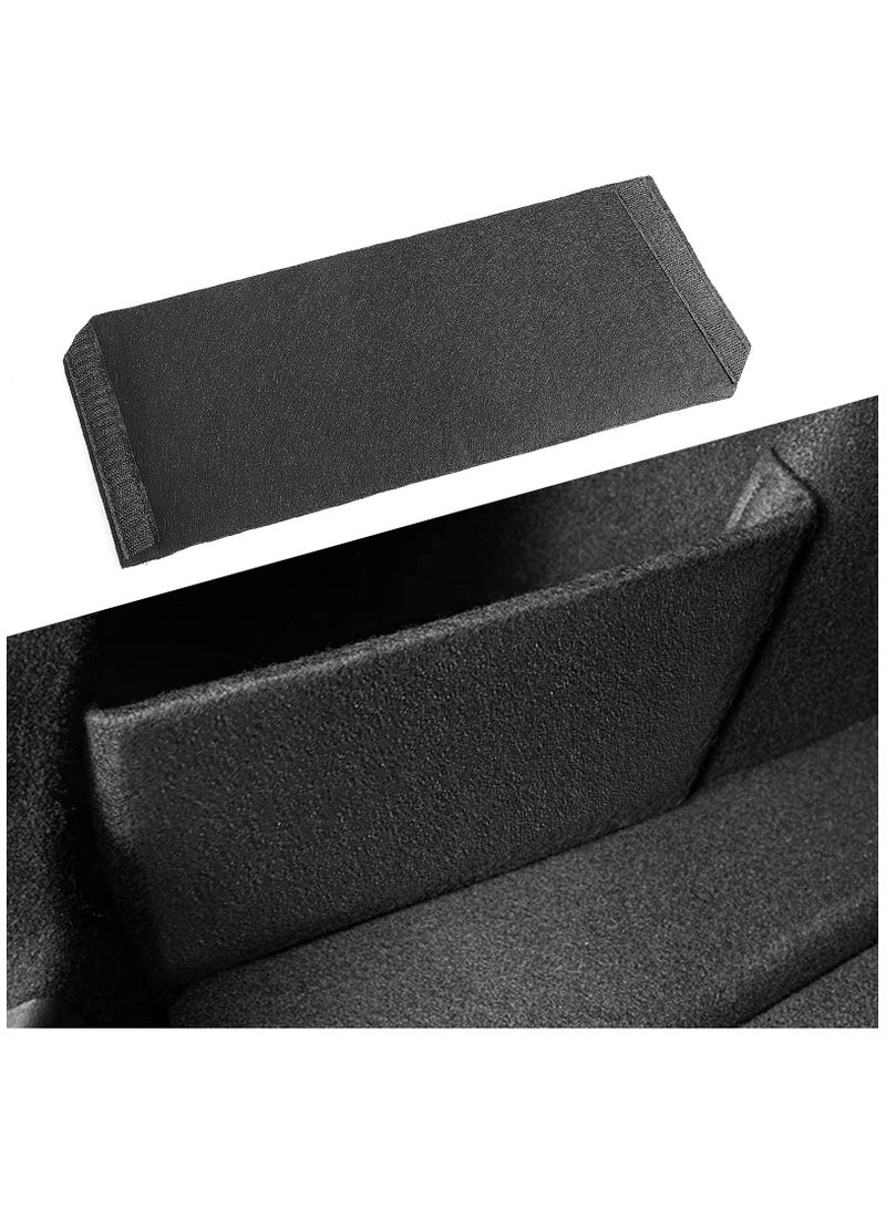 SOLARAE منظم صندوق السيارة الخلفي مع فاصل جانبي لملحقات تسلا موديل 3 2016-2022، حاوية تخزين مقسمة - Image 1