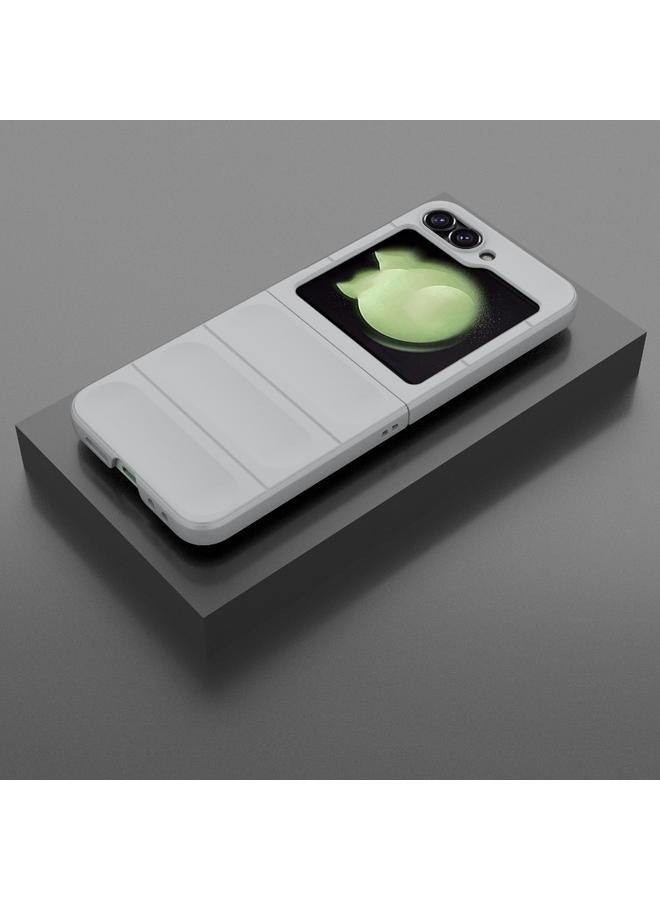 اس-توب جراب لهاتف Samsung Galaxy Z Flip6 Magic Shield Fold PC جراب هاتف مقاوم للصدمات - Image 2