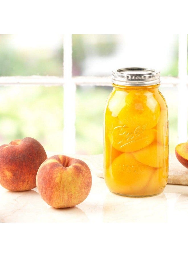 Ball Ball Regular Mouth 32-Ounces Mason Jar with Lids and Bands, Clear,(Pack Of 2)  - Image 3