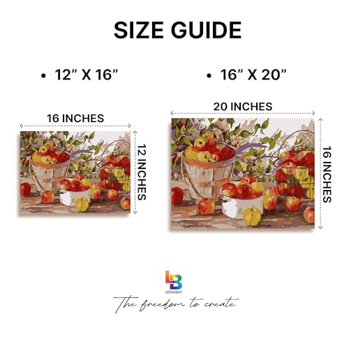 Ledgebay DIY Paint by Numbers Kit for Adults Framed Canvas Beginner to Advanced Paint by Numbers Kit Kits Include Acrylic Paint Set Brushes Tabletop Easel (Bamboo Tiger 16" x 20" Framed) - Image 5