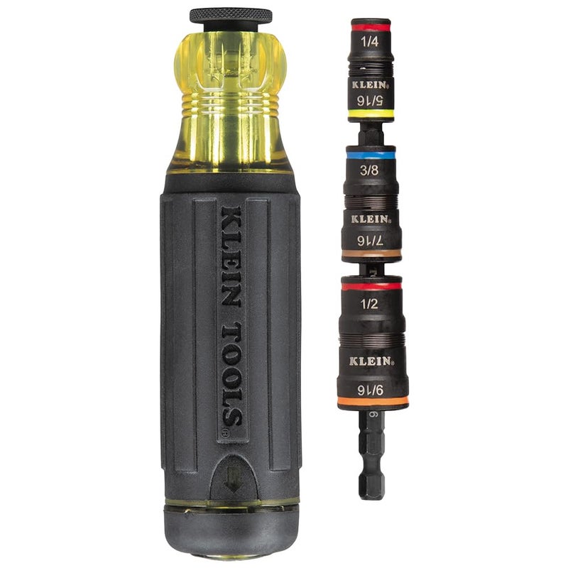 Klein Tools 32303HD Impact Driver Set 20in1 SAE Impact Rated Sockets and Screwdriver Tool with Phillips Slotted Square and Torx Tips