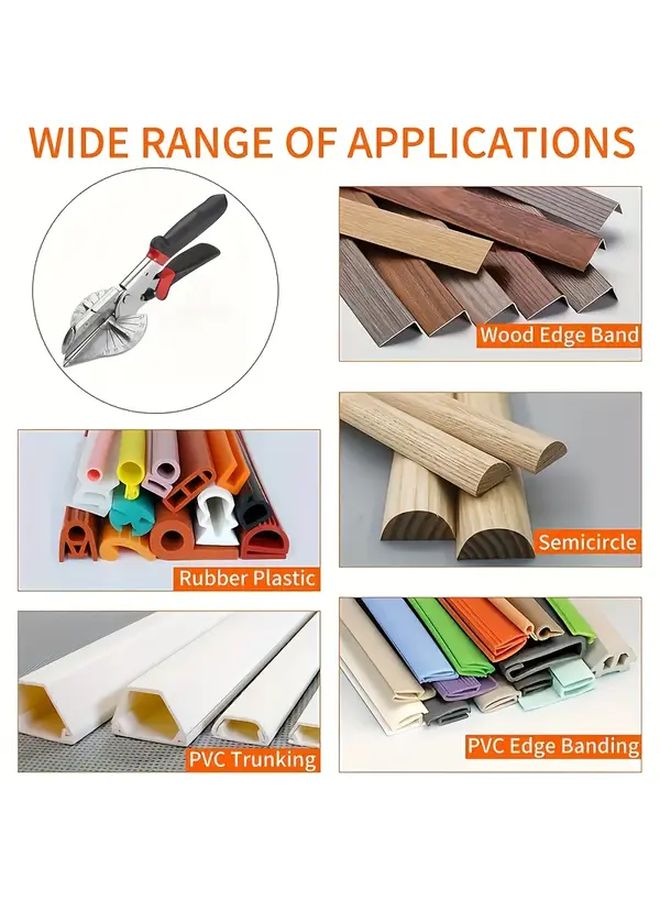 1pc Adjustable Angle Cutter 45 135 Degree Beveling Tool with Ergonomic Grip for Cork Plastic PVC Mold Edges - Image 4